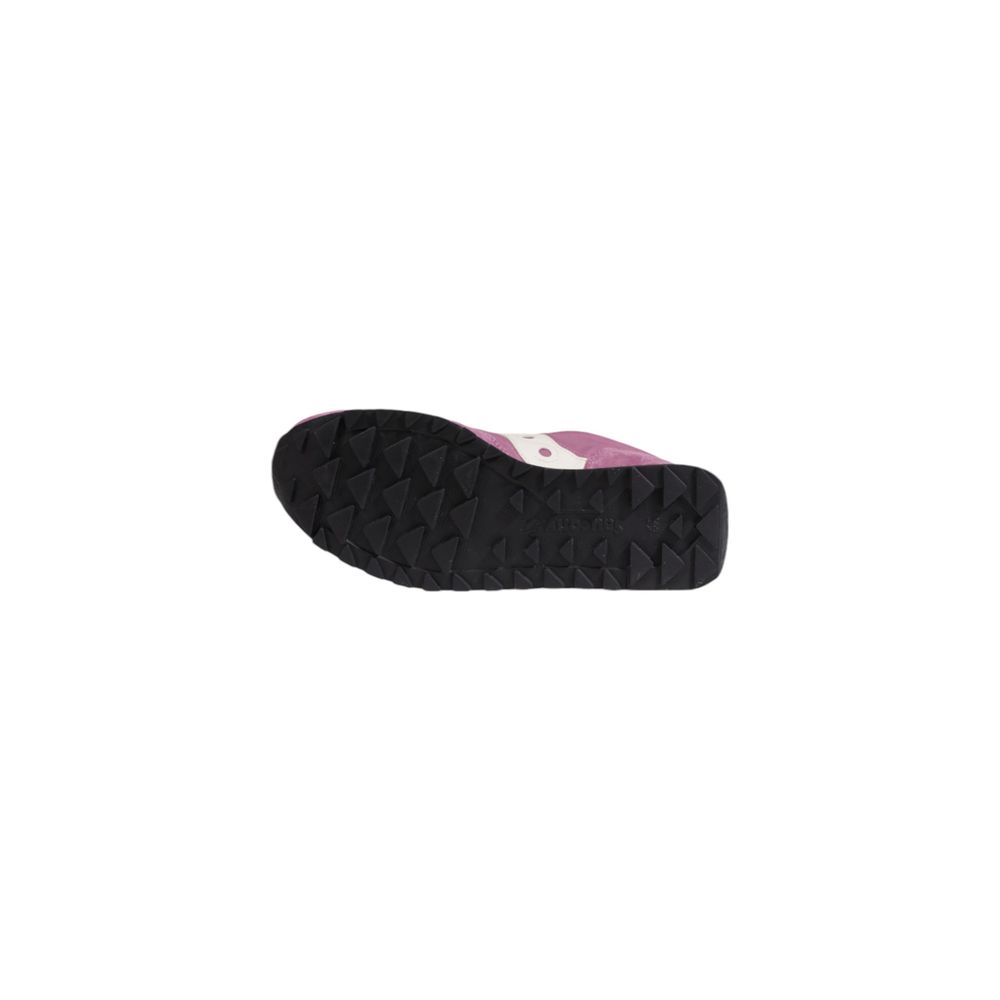 Saucony Pink Suede Leather Sneaker