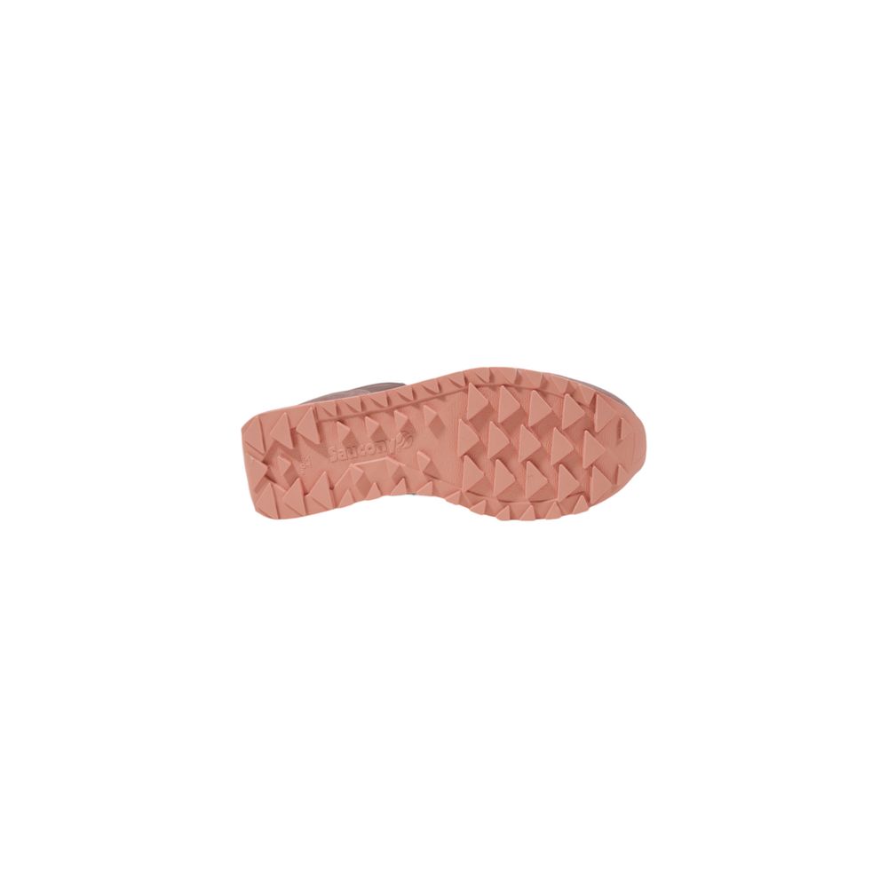 Saucony Pink Suede Leather Sneaker