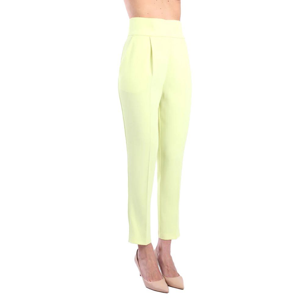PINKO Yellow Polyester Jeans & Pant
