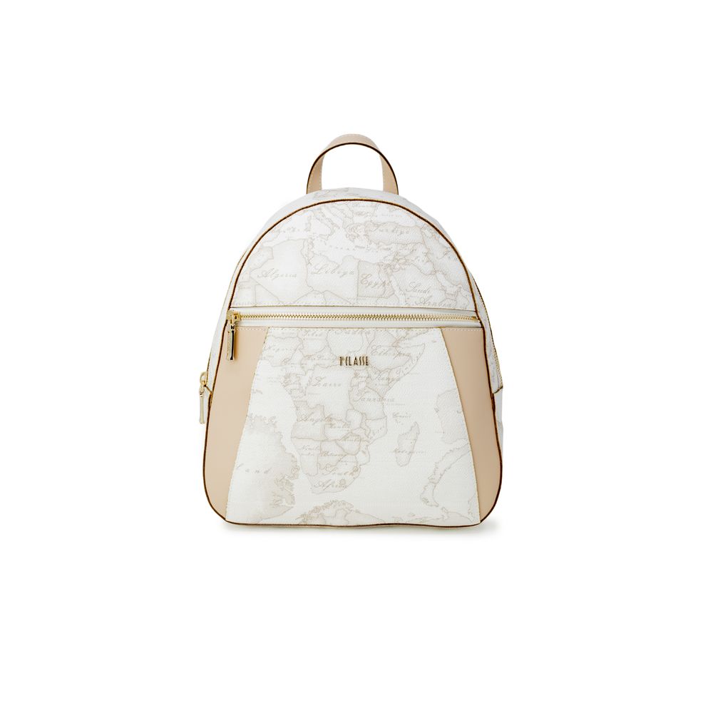 Alviero Martini Prima Classe White Polyethylene Backpack