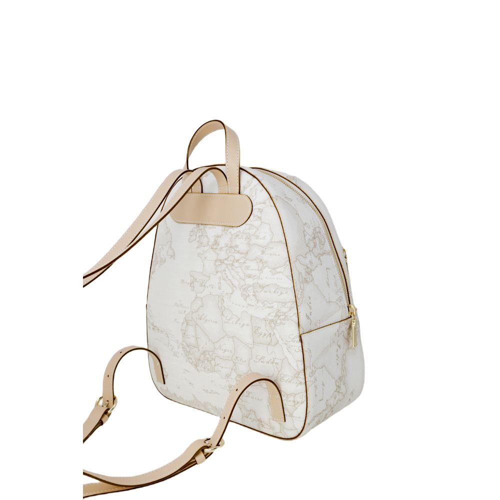 Alviero Martini Prima Classe White Polyethylene Backpack