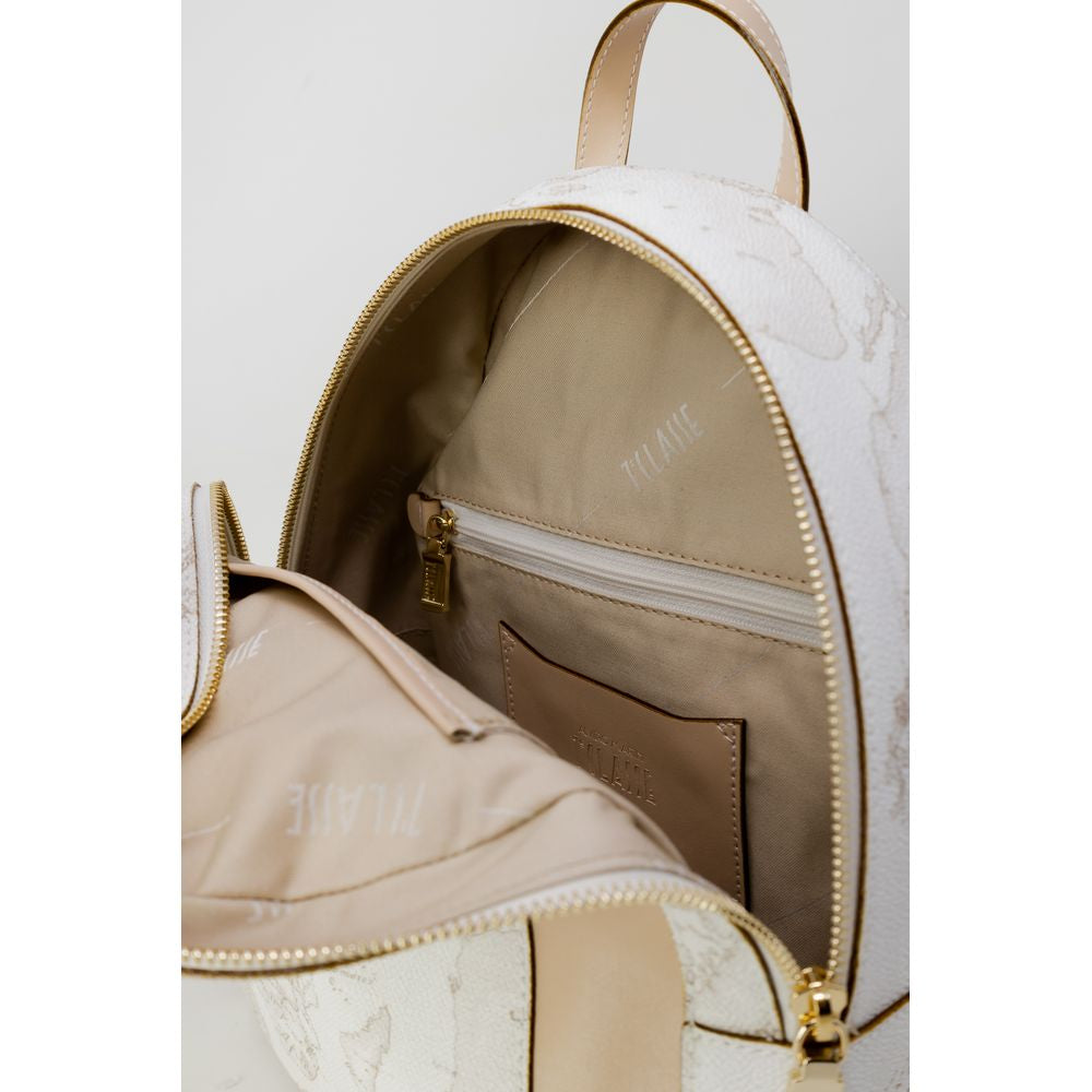 Alviero Martini Prima Classe White Polyethylene Backpack