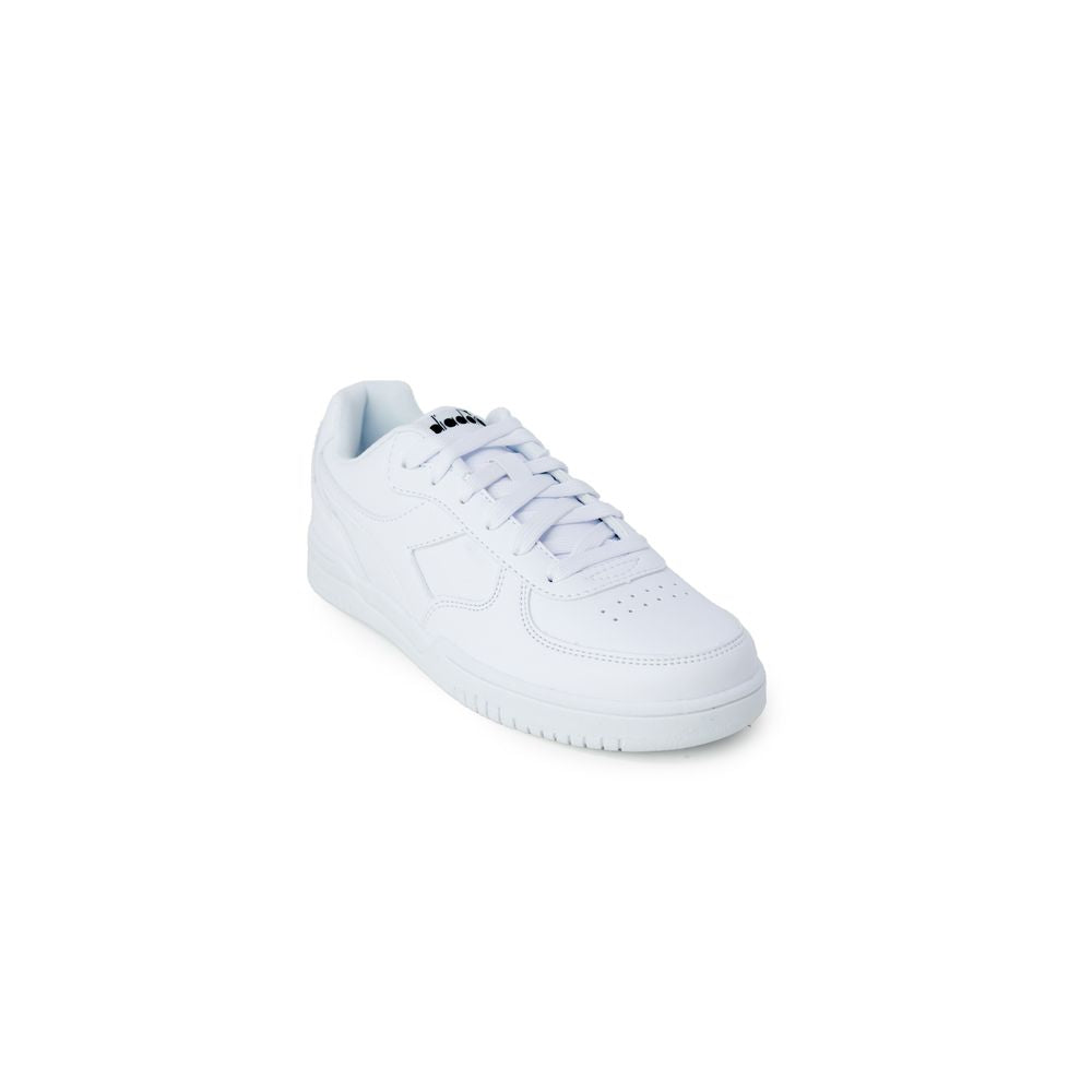 Diadora White Artificial Leather Sneaker
