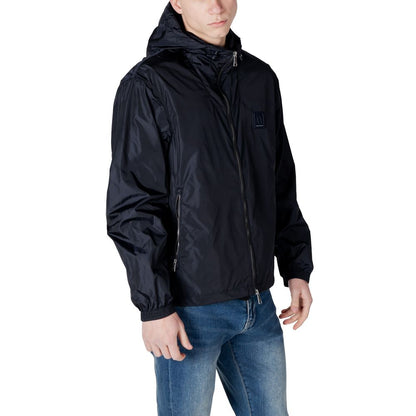 Armani Exchange Blue Polyamide Jacket