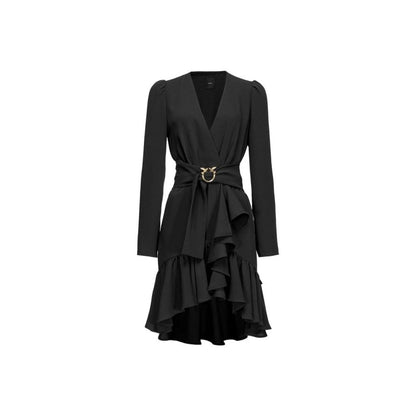 PINKO Black Polyester Dress