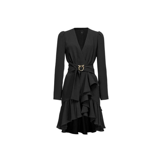 PINKO Black Polyester Dress