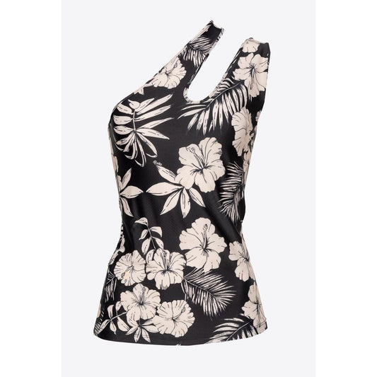 PINKO Black Polyamide Tops & T-Shirt