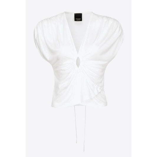 PINKO White Viscose Tops & T-Shirt