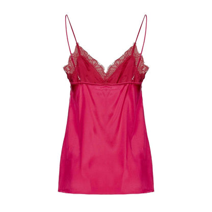 PINKO Fuchsia Silk Tops & T-Shirt