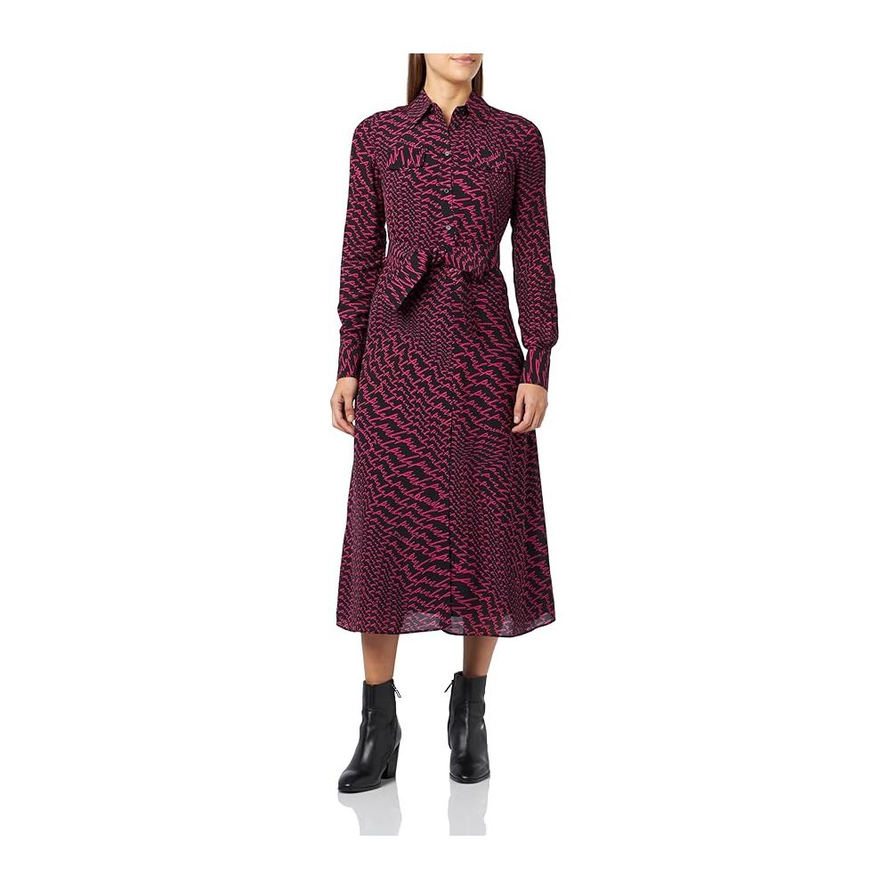 PINKO Black Polyester Dress