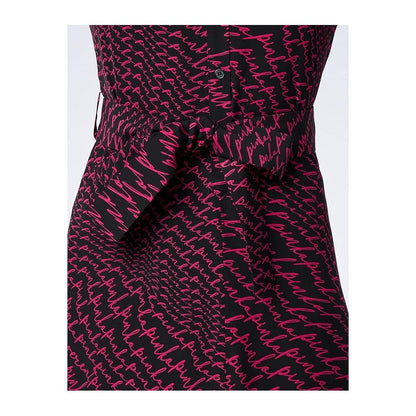 PINKO Black Polyester Dress