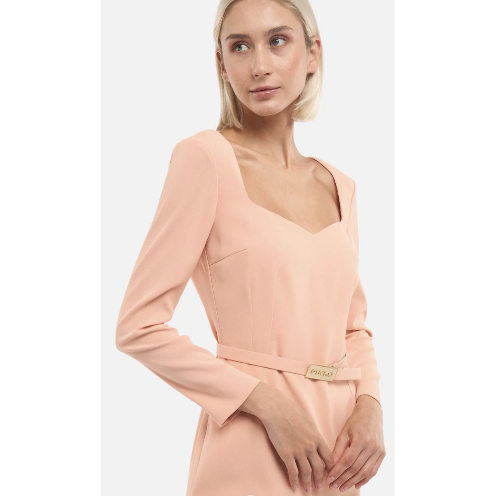 PINKO Pink Polyester Dress