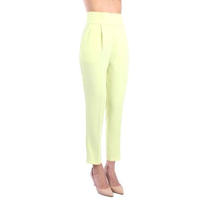 PINKO Yellow Polyester Jeans & Pant