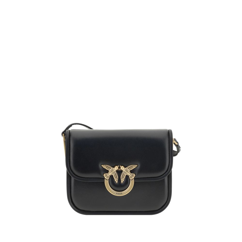 PINKO Love Leather Shoulder Bag