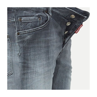 Dsquared² Gray Cotton Jeans & Pant