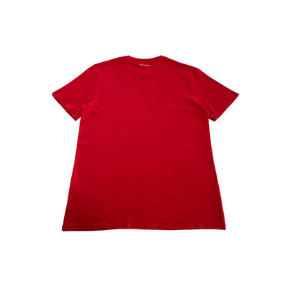 Trussardi Beachwear Red Cotton T-Shirt
