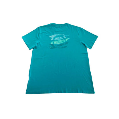 Trussardi Beachwear Light Blue Cotton T-Shirt