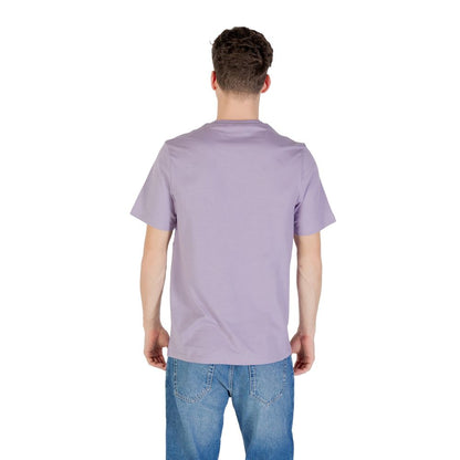 Lyle & Scott Purple Cotton T-Shirt
