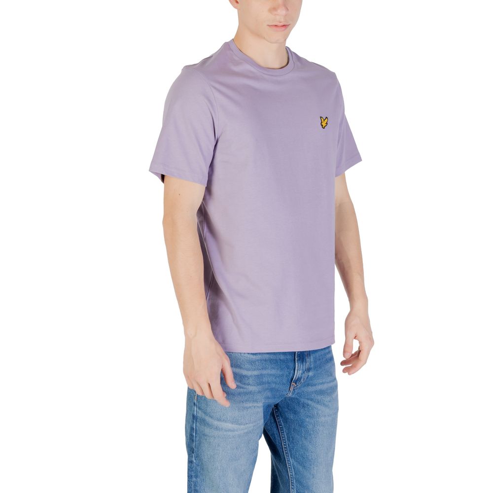 Lyle & Scott Purple Cotton T-Shirt
