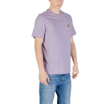 Lyle & Scott Purple Cotton T-Shirt