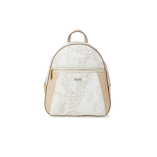 Alviero Martini Prima Classe White Polyethylene Backpack