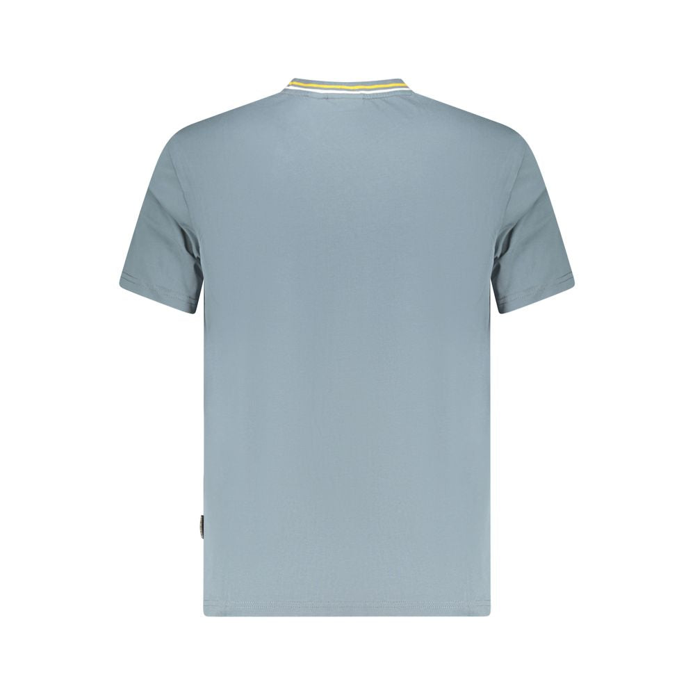 Napapijri Gray Organic Cotton Men T-Shirt