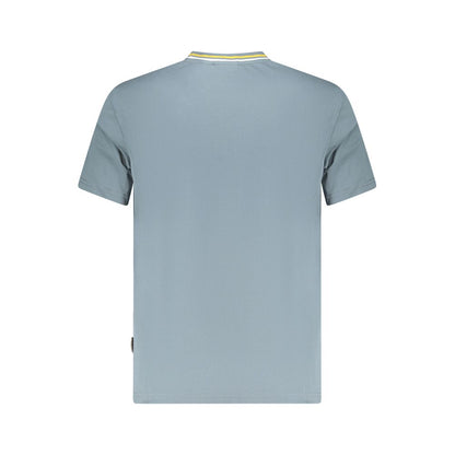 Napapijri Gray Organic Cotton Men T-Shirt