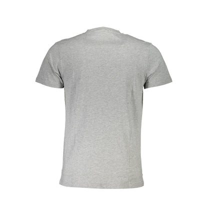 Cavalli Class Gray Cotton Men T-Shirt