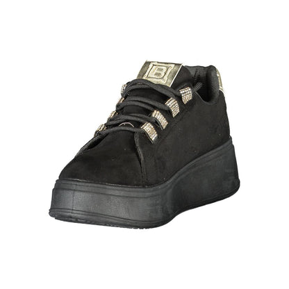 Laura Biagiotti Black Polyester Women Sneaker